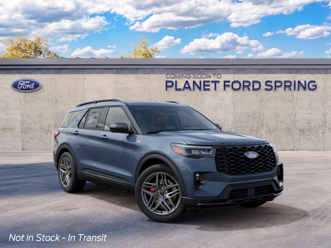 2027 Ford Explorer ST-Line Vapor Blue Metallic at Planet Ford