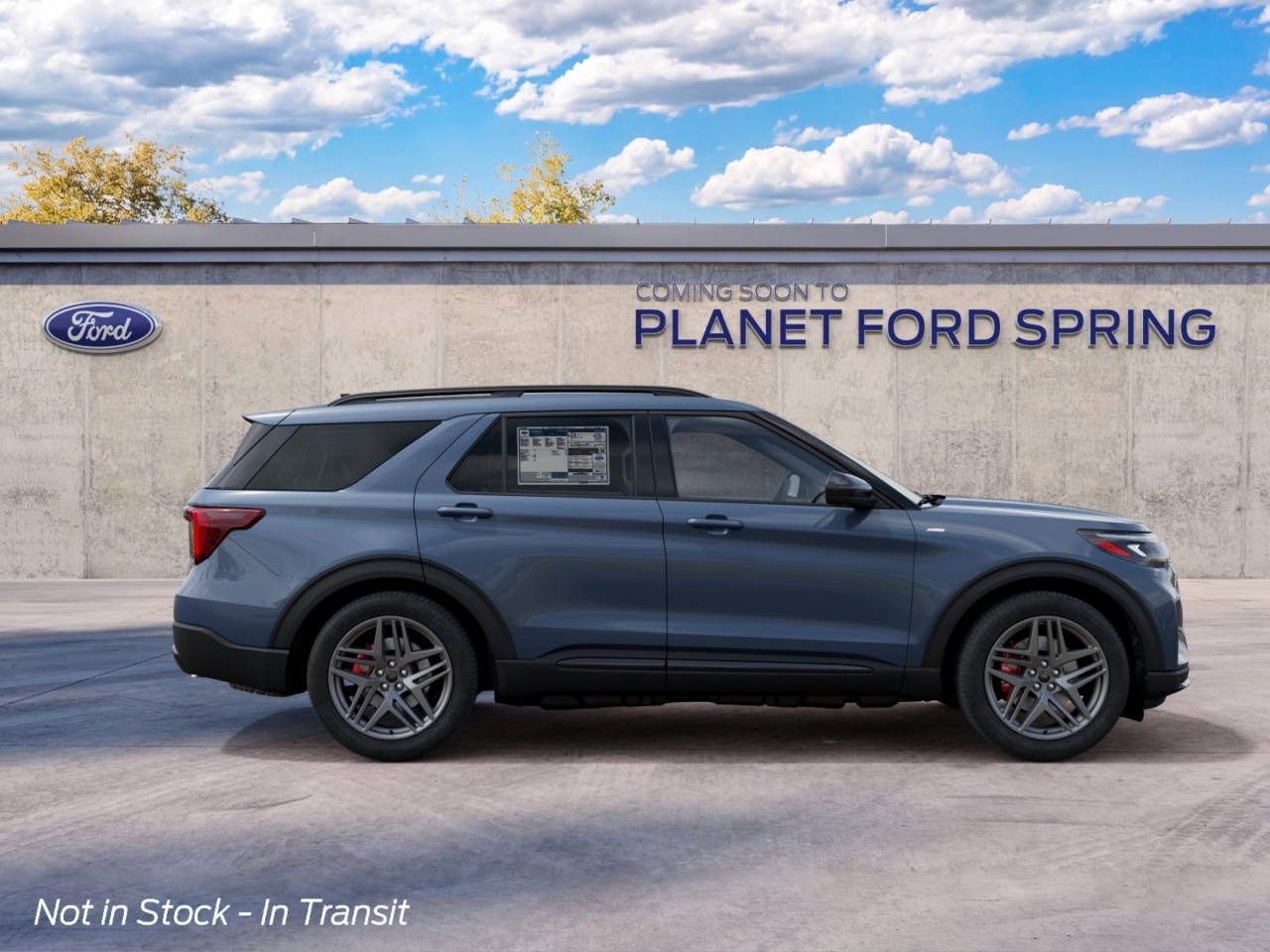 2027 Ford Explorer ST-Line Vapor Blue Metallic at Planet Ford