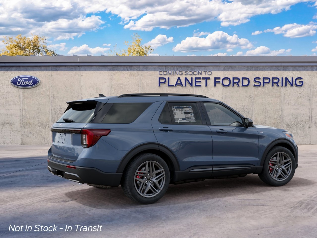 2027 Ford Explorer ST-Line Vapor Blue Metallic at Planet Ford