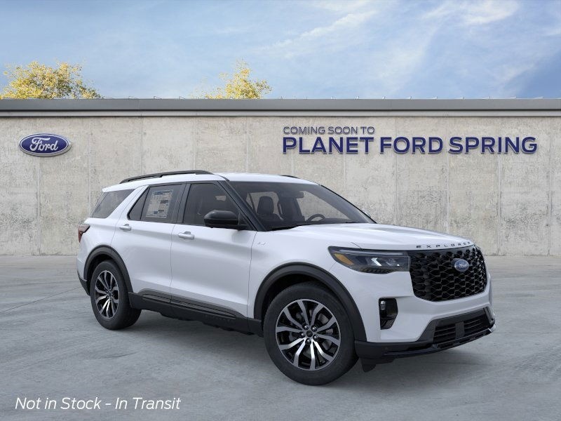 2026 Ford Explorer ST-Line Space White Metallic at Planet Ford