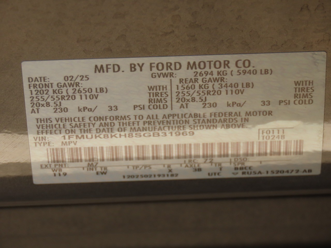 2025 Ford Explorer ST-Line Gray at Planet Ford
