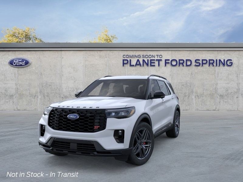 2026 Ford Explorer ST Space White Metallic at Planet Ford