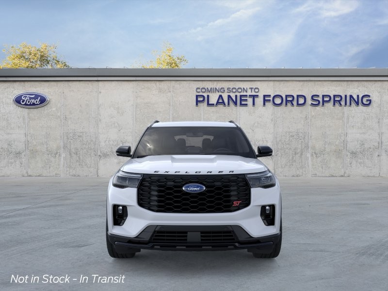 2026 Ford Explorer ST Space White Metallic at Planet Ford