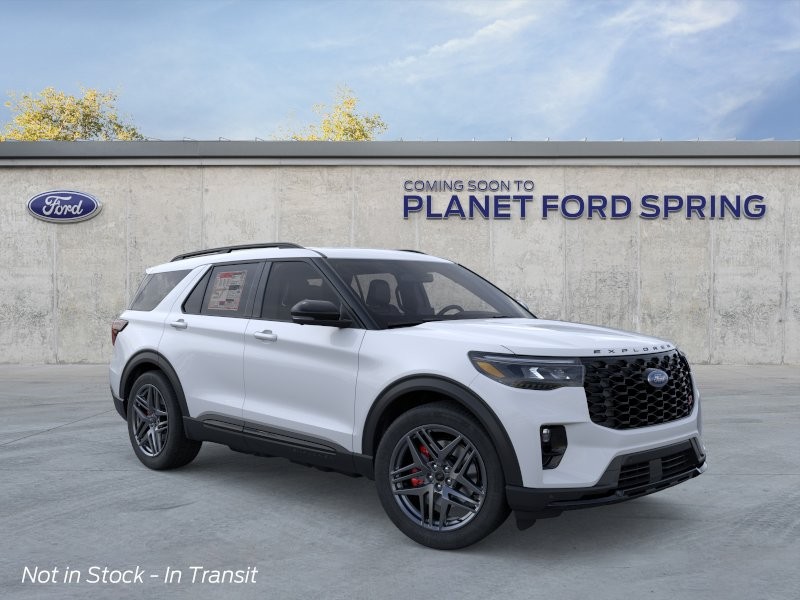 2026 Ford Explorer ST Space White Metallic at Planet Ford