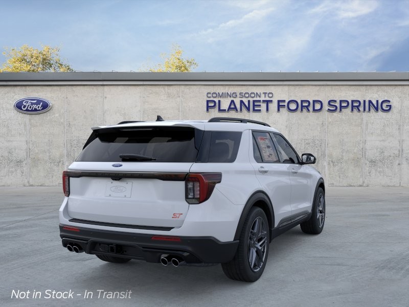 2026 Ford Explorer ST Space White Metallic at Planet Ford