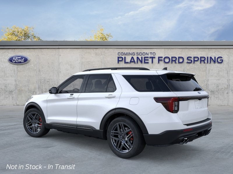 2026 Ford Explorer ST Star White Metallic Tri-Coat at Planet Ford