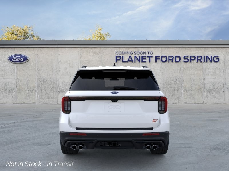 2026 Ford Explorer ST Star White Metallic Tri-Coat at Planet Ford