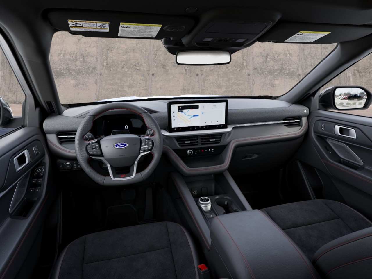 2027 Ford Explorer ST Star White Metallic Tri-Coat at Planet Ford