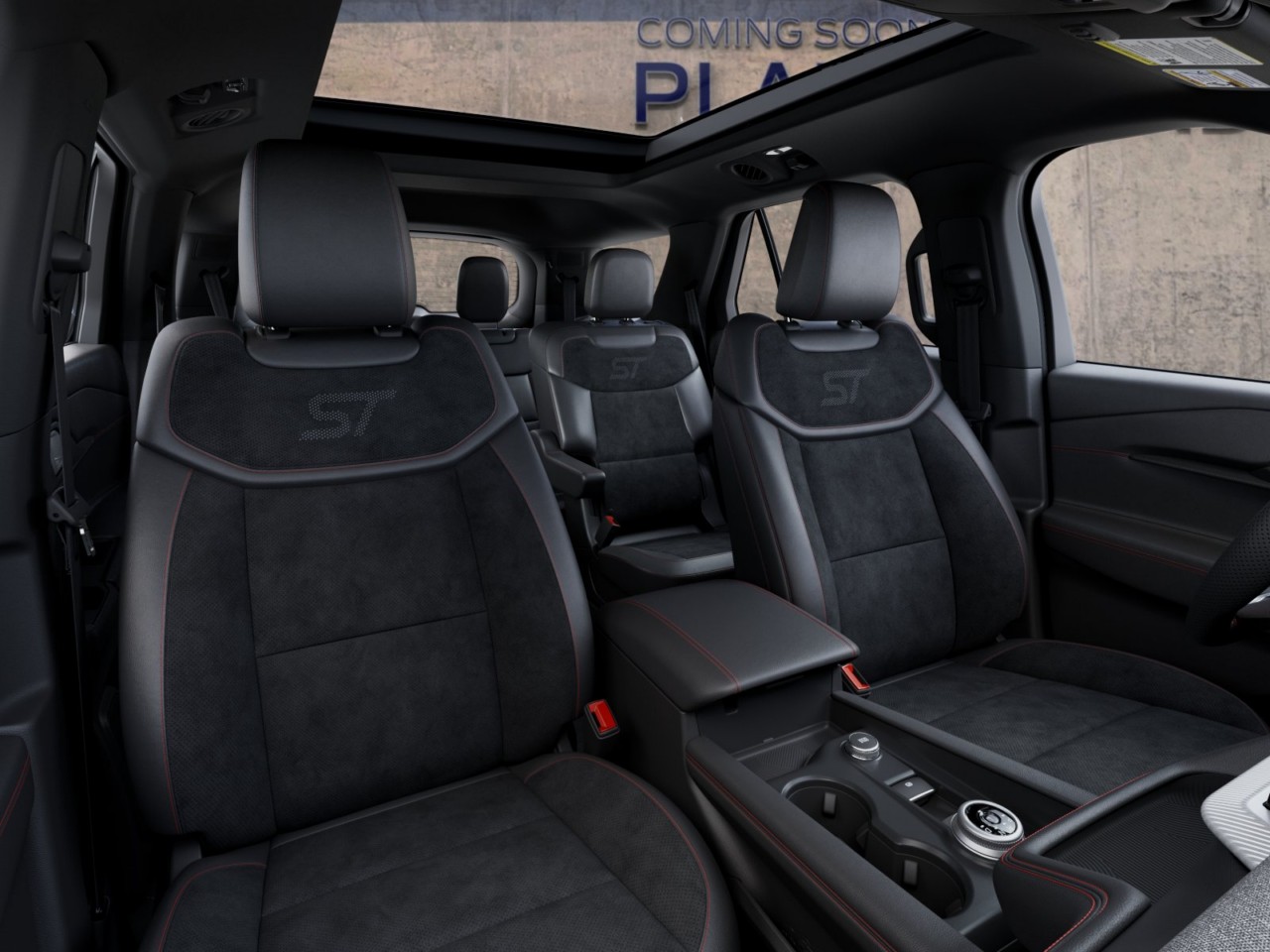2027 Ford Explorer ST Star White Metallic Tri-Coat at Planet Ford