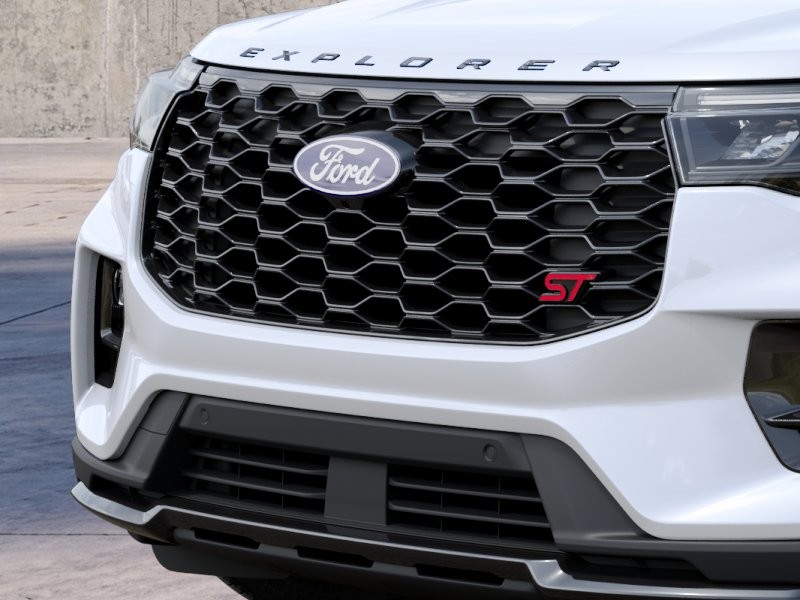 2027 Ford Explorer ST Star White Metallic Tri-Coat at Planet Ford