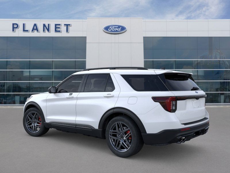 2026 Ford Explorer ST Star White Metallic Tri-Coat at Planet Ford