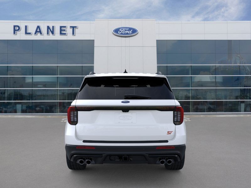2026 Ford Explorer ST Star White Metallic Tri-Coat at Planet Ford