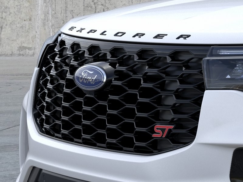 2026 Ford Explorer ST Star White Metallic Tri-Coat at Planet Ford