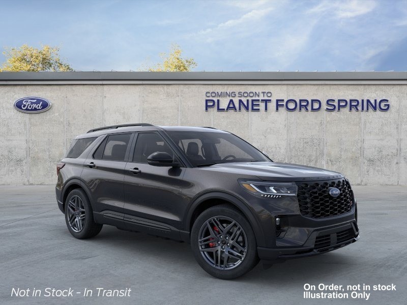 2026 Ford Explorer ST Agate Black Metallic at Planet Ford