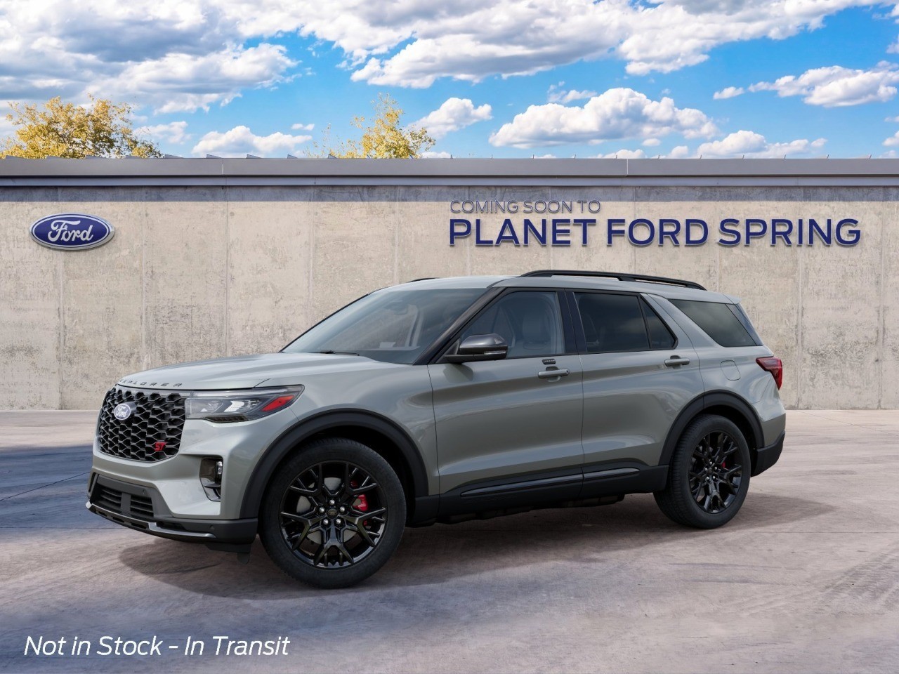 2027 Ford Explorer ST Avalanche Gray at Planet Ford
