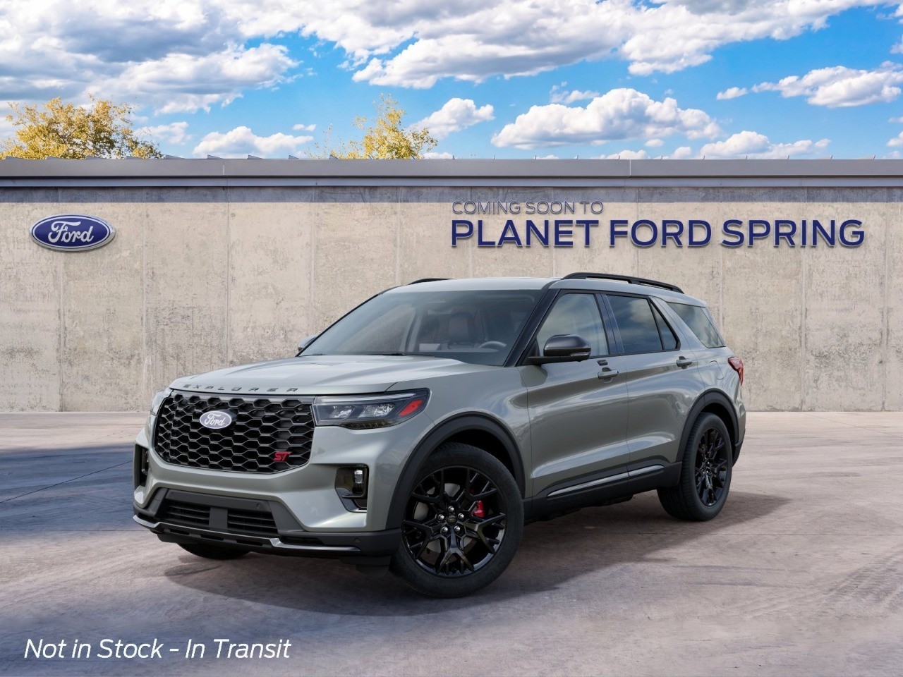 2027 Ford Explorer ST Avalanche Gray at Planet Ford