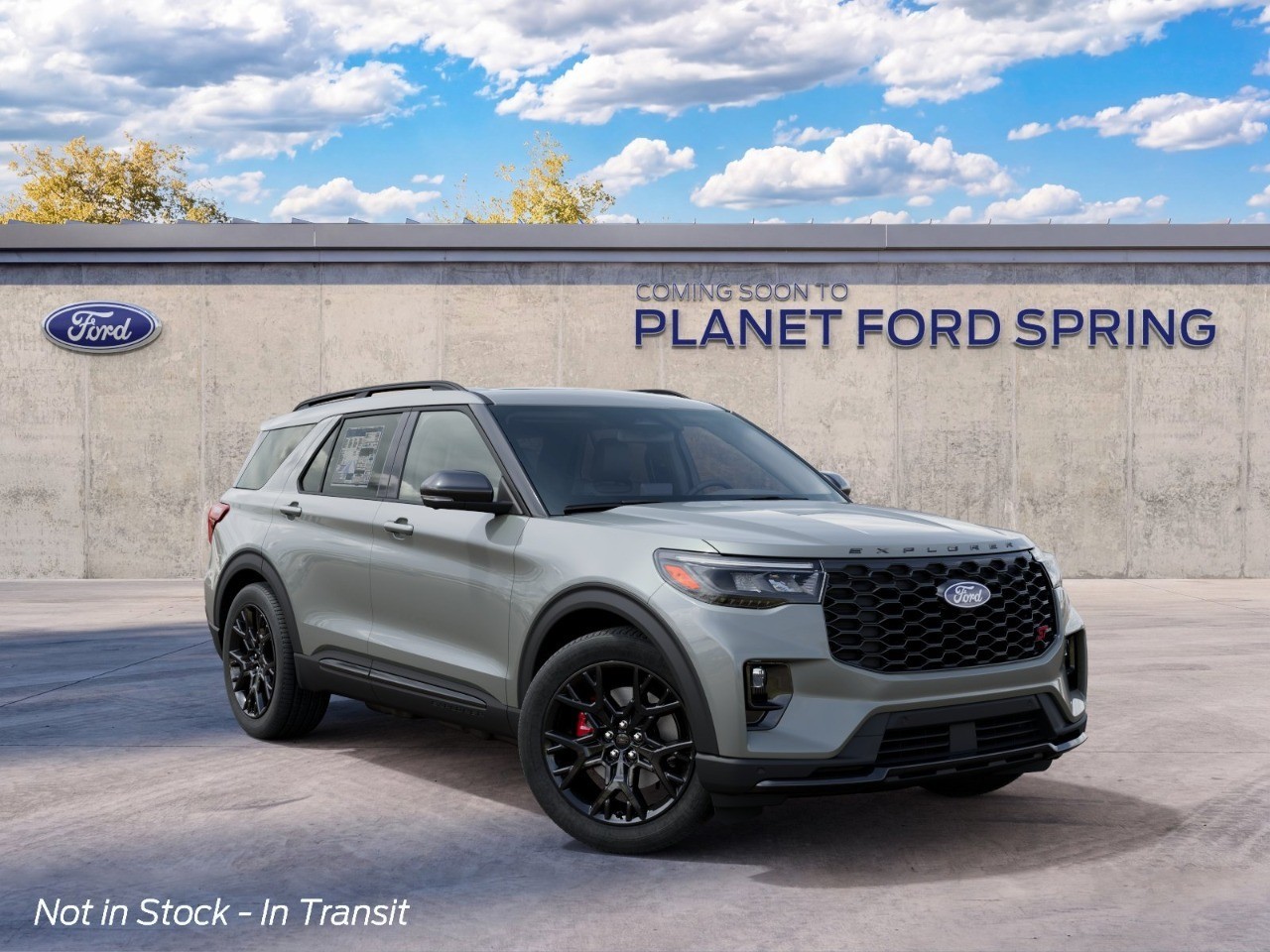 2027 Ford Explorer ST Avalanche Gray at Planet Ford