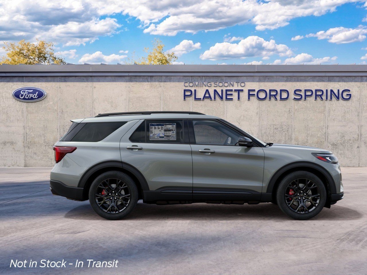 2027 Ford Explorer ST Avalanche Gray at Planet Ford