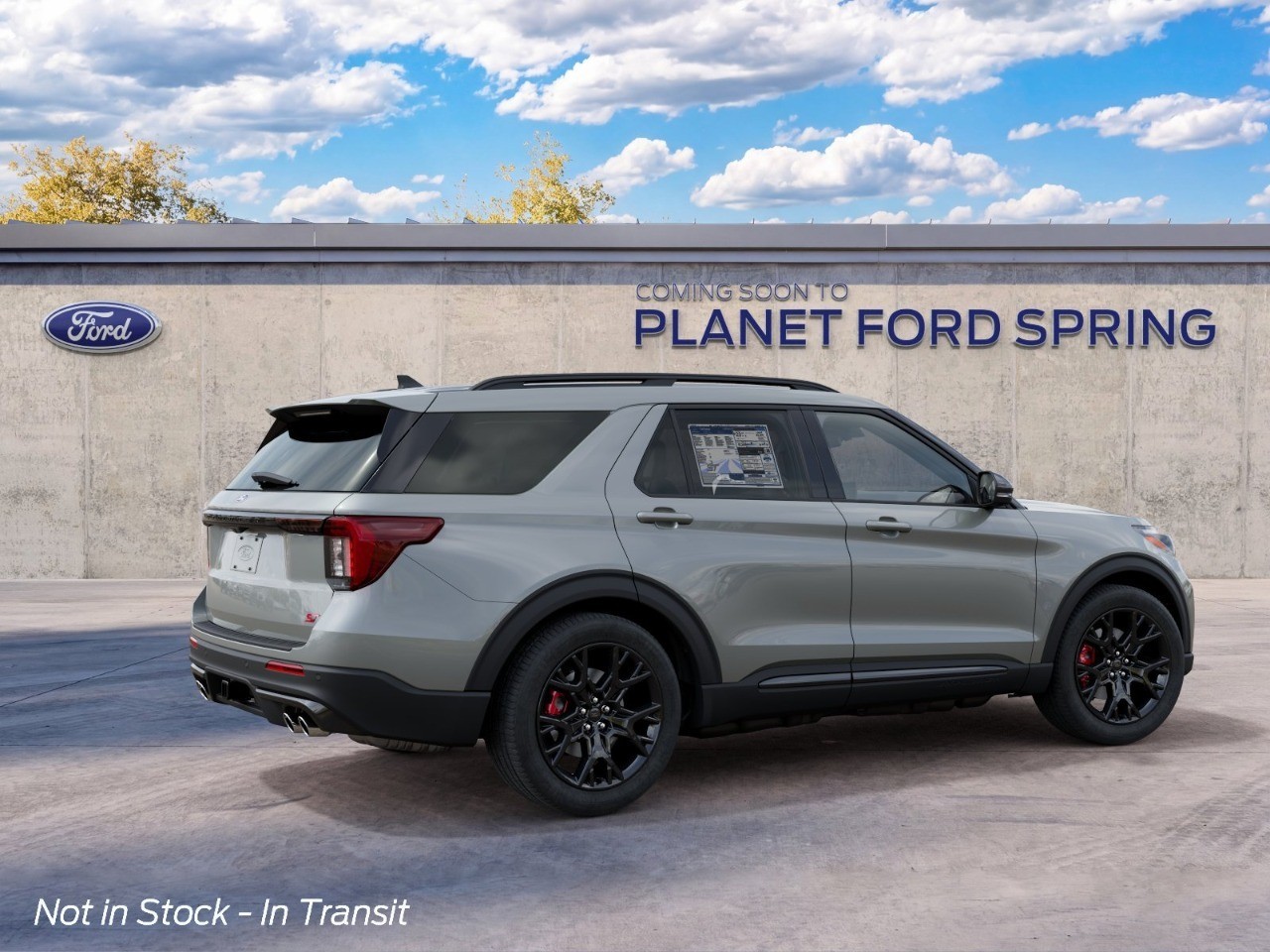 2027 Ford Explorer ST Avalanche Gray at Planet Ford