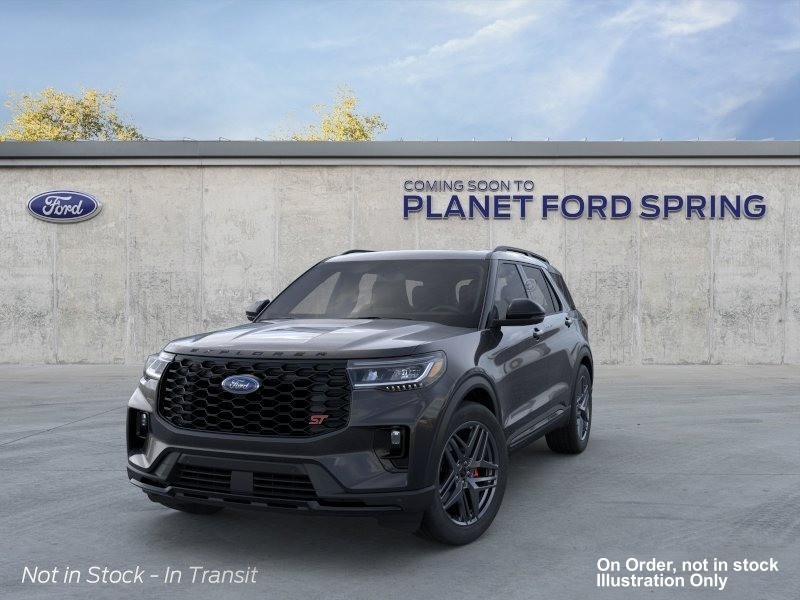 2026 Ford Explorer ST Agate Black Metallic at Planet Ford
