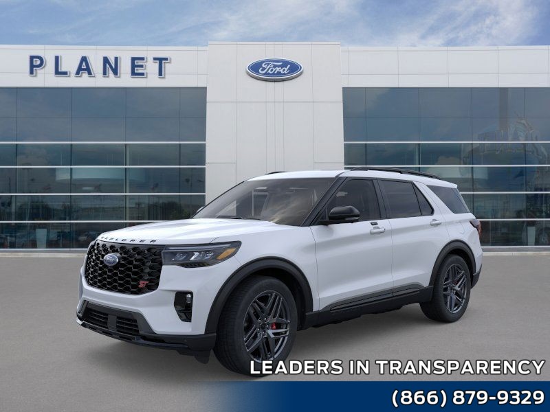2026 Ford Explorer ST Space White Metallic at Planet Ford