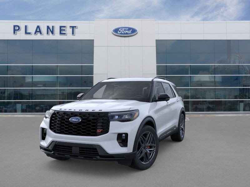 2026 Ford Explorer ST Space White Metallic at Planet Ford