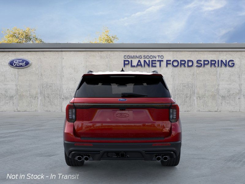 2026 Ford Explorer ST Rapid Red Metallic Tinted Clearcoat at Planet Ford