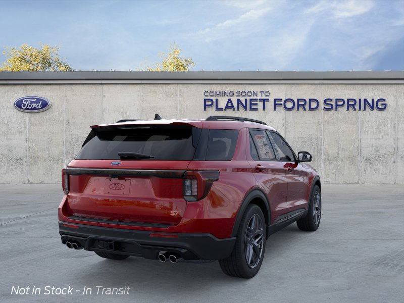 2026 Ford Explorer ST Rapid Red Metallic Tinted Clearcoat at Planet Ford