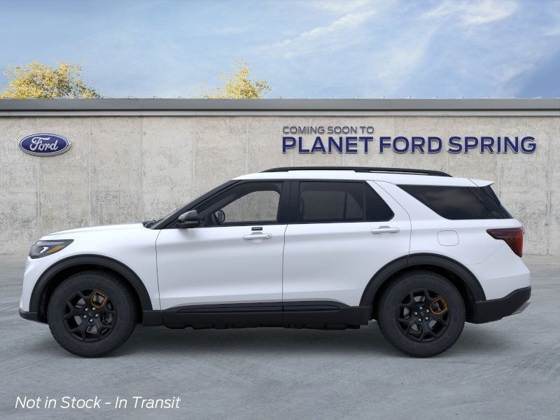 2026 Ford Explorer Tremor Star White Metallic Tri-Coat at Planet Ford