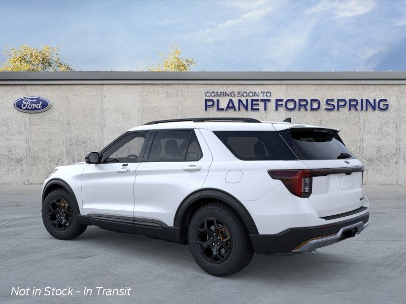 2026 Ford Explorer Tremor Star White Metallic Tri-Coat at Planet Ford