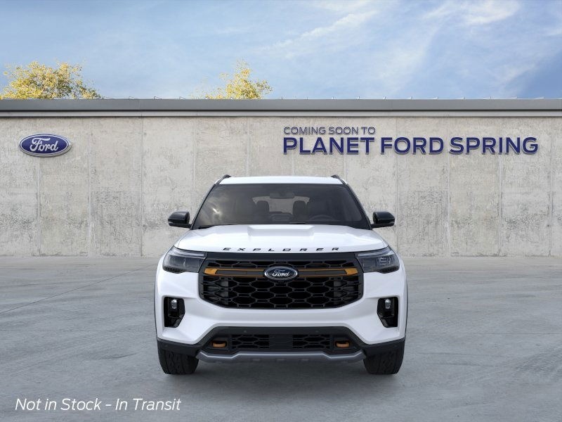 2026 Ford Explorer Tremor Star White Metallic Tri-Coat at Planet Ford