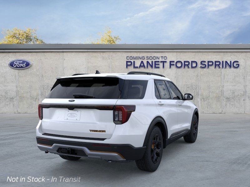 2026 Ford Explorer Tremor Star White Metallic Tri-Coat at Planet Ford