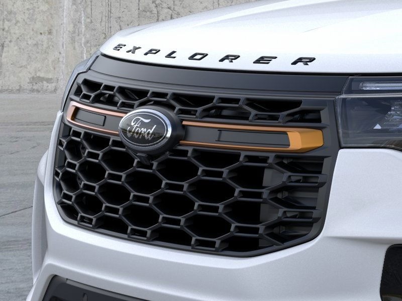 2026 Ford Explorer Tremor Star White Metallic Tri-Coat at Planet Ford