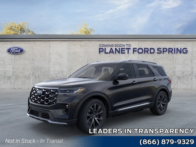 2026 Ford Explorer Tremor Agate Black Metallic at Planet Ford