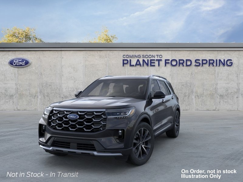 2026 Ford Explorer Tremor Agate Black Metallic at Planet Ford