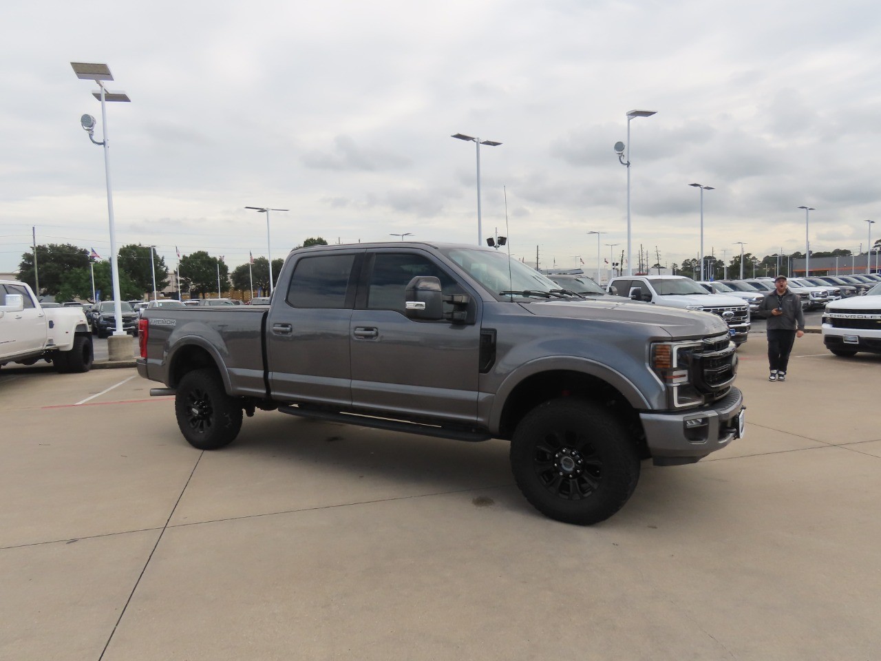 2021 Ford Super Duty F-250 SRW LARIAT Carbonized Gray Metallic at Planet Ford