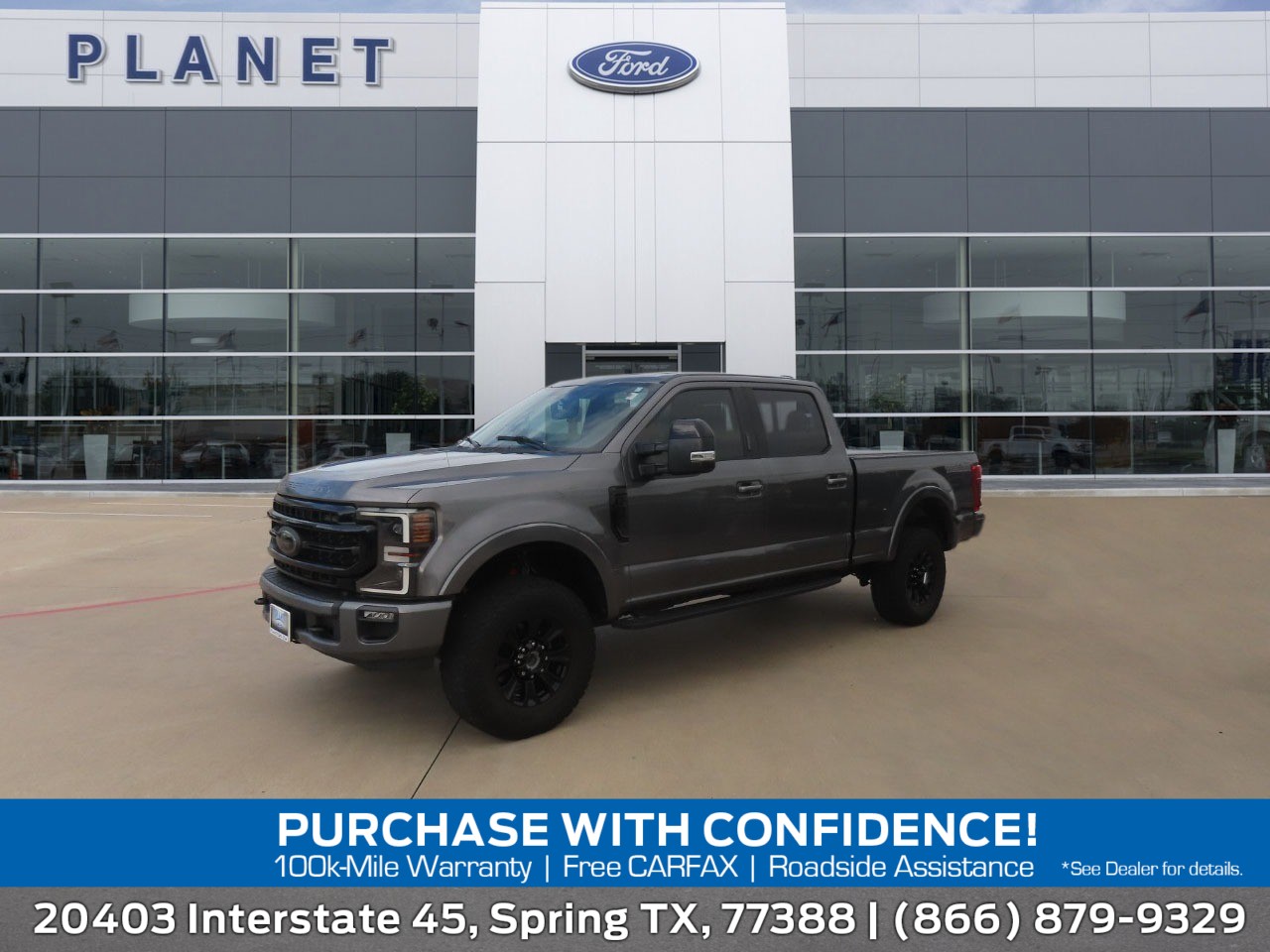 2021 Ford Super Duty F-250 SRW LARIAT Carbonized Gray Metallic at Planet Ford