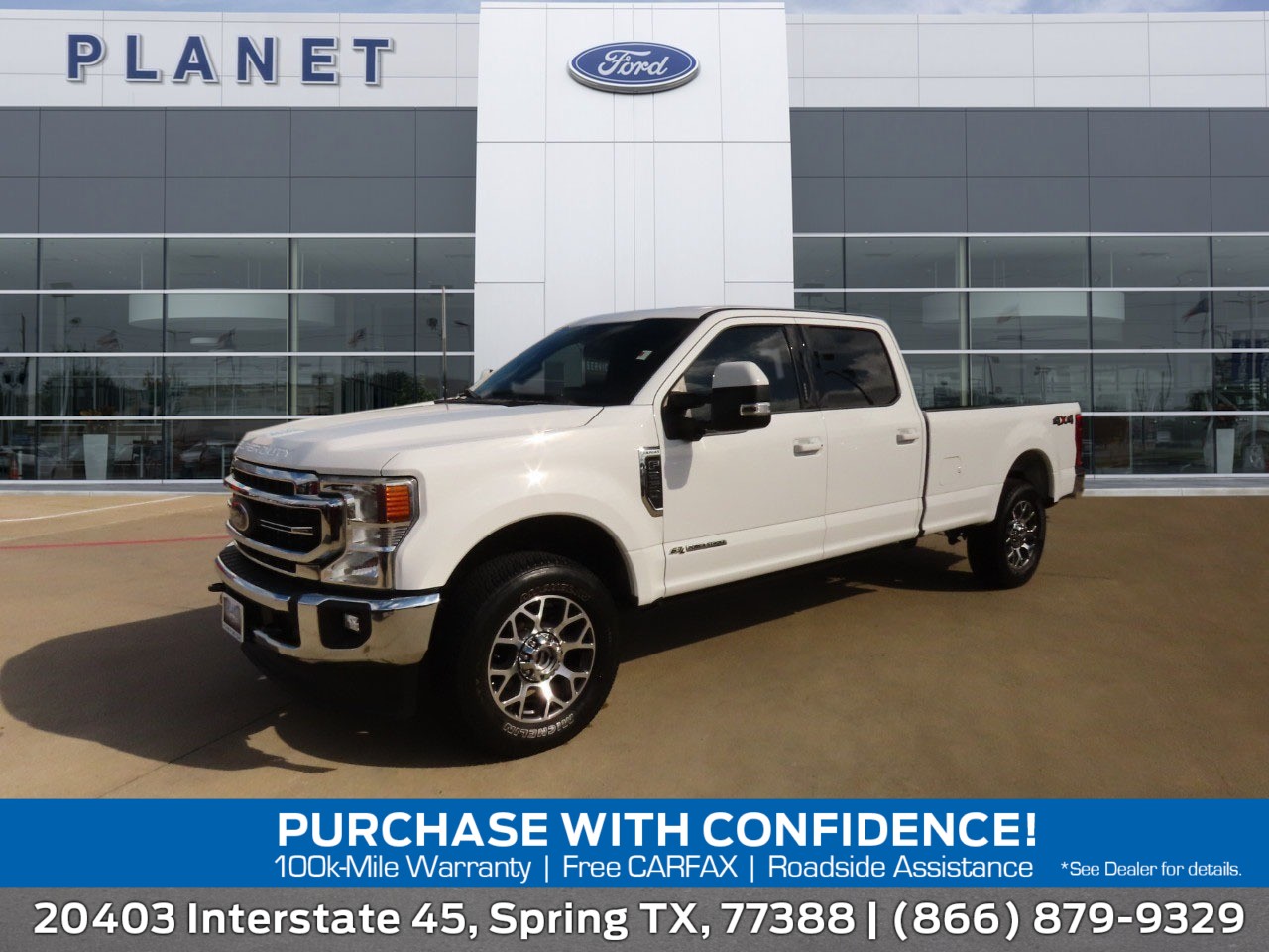 2022 Ford Super Duty F-250 SRW LARIAT Oxford White at Planet Ford