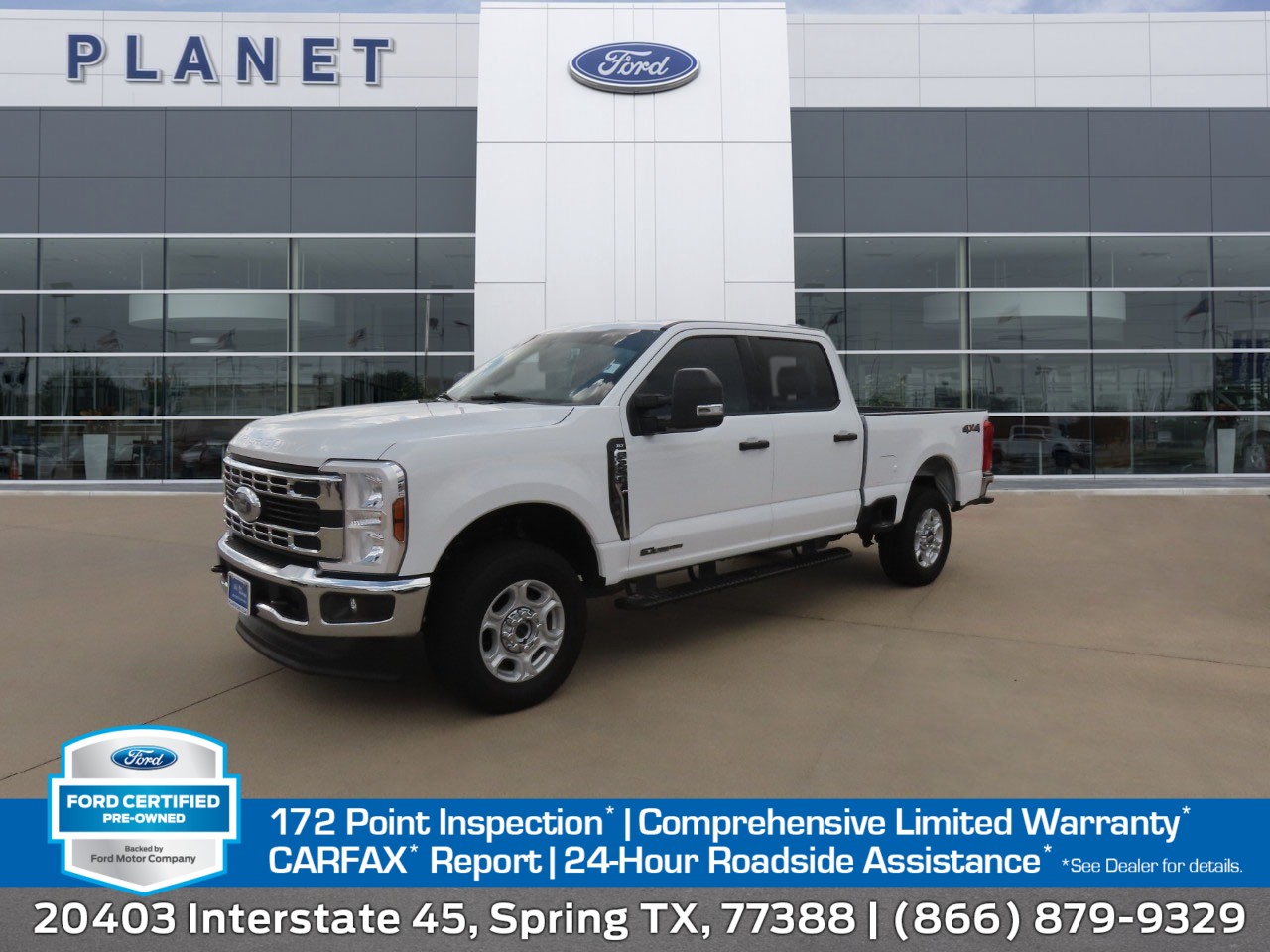 2025 Ford Super Duty F-250 SRW XLT Oxford White at Planet Ford