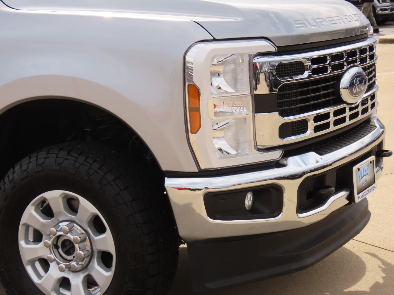 2024 Ford Super Duty F-250 SRW XLT Iconic Silver Metallic at Planet Ford