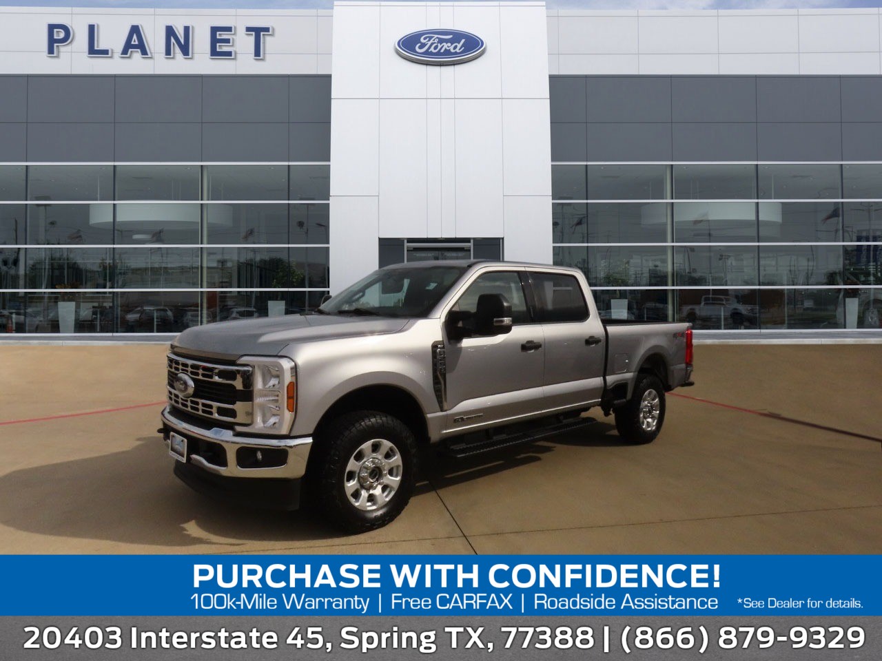 2024 Ford Super Duty F-250 SRW XLT Iconic Silver Metallic at Planet Ford