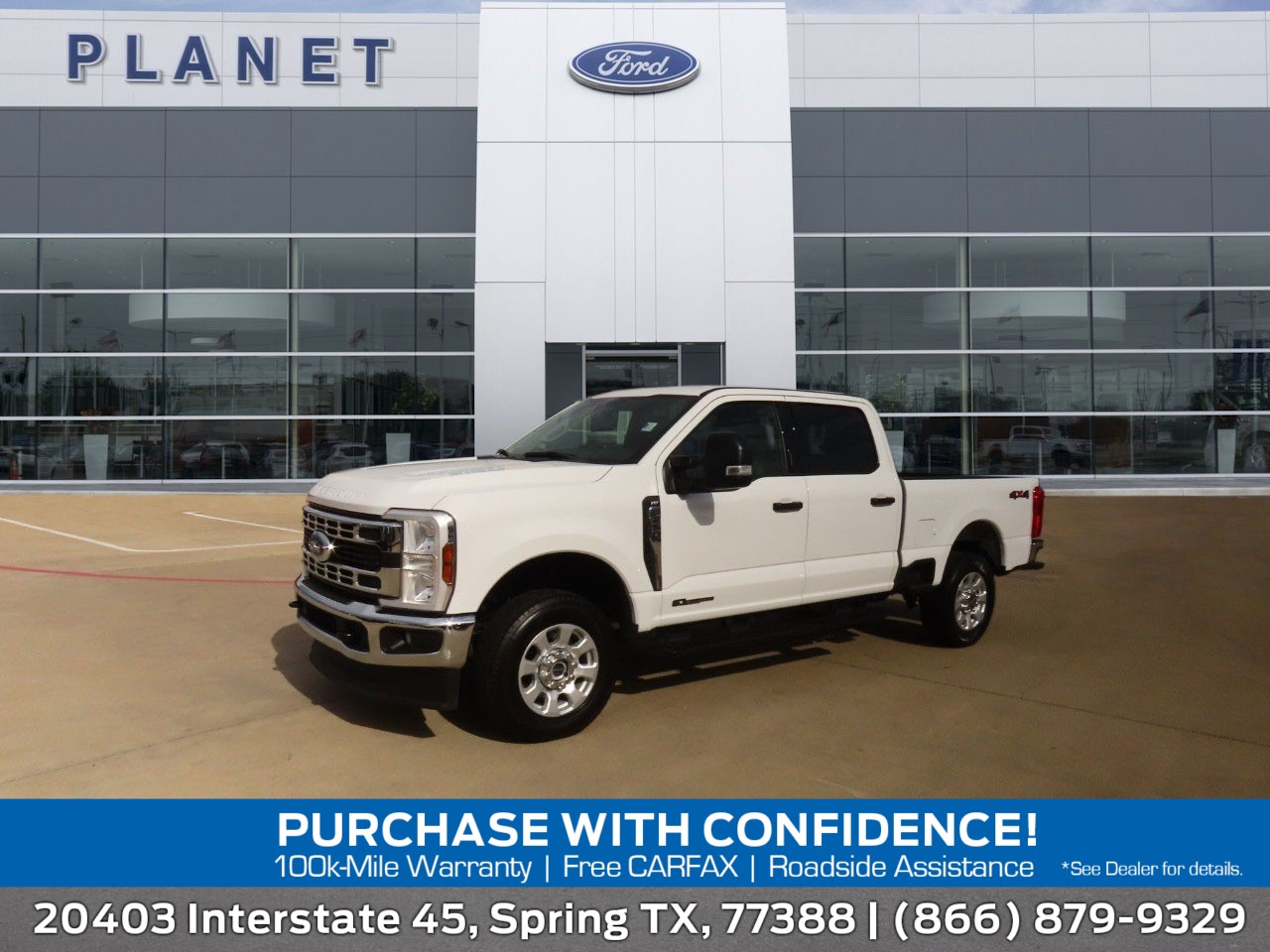 2024 Ford Super Duty F-250 SRW XLT Oxford White at Planet Ford