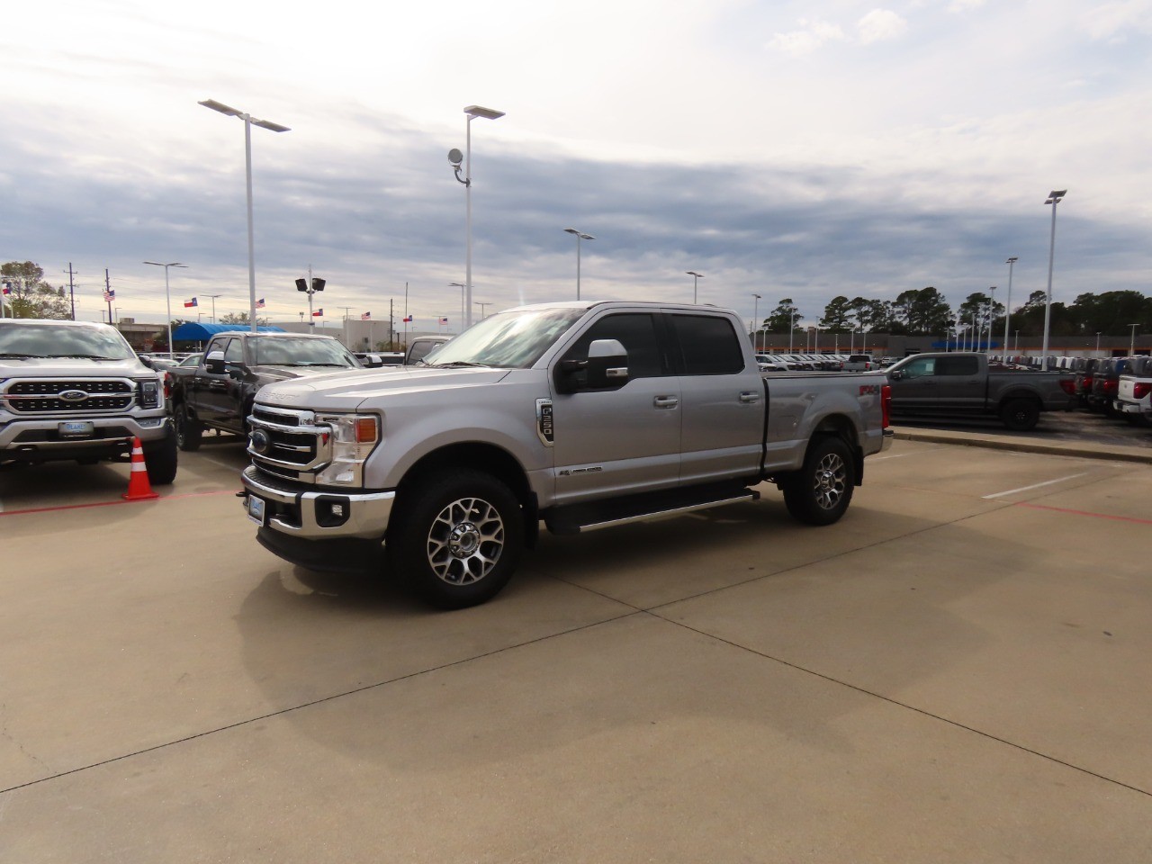 2022 Ford Super Duty F-250 SRW XLT ICONIC SILVER at Planet Ford