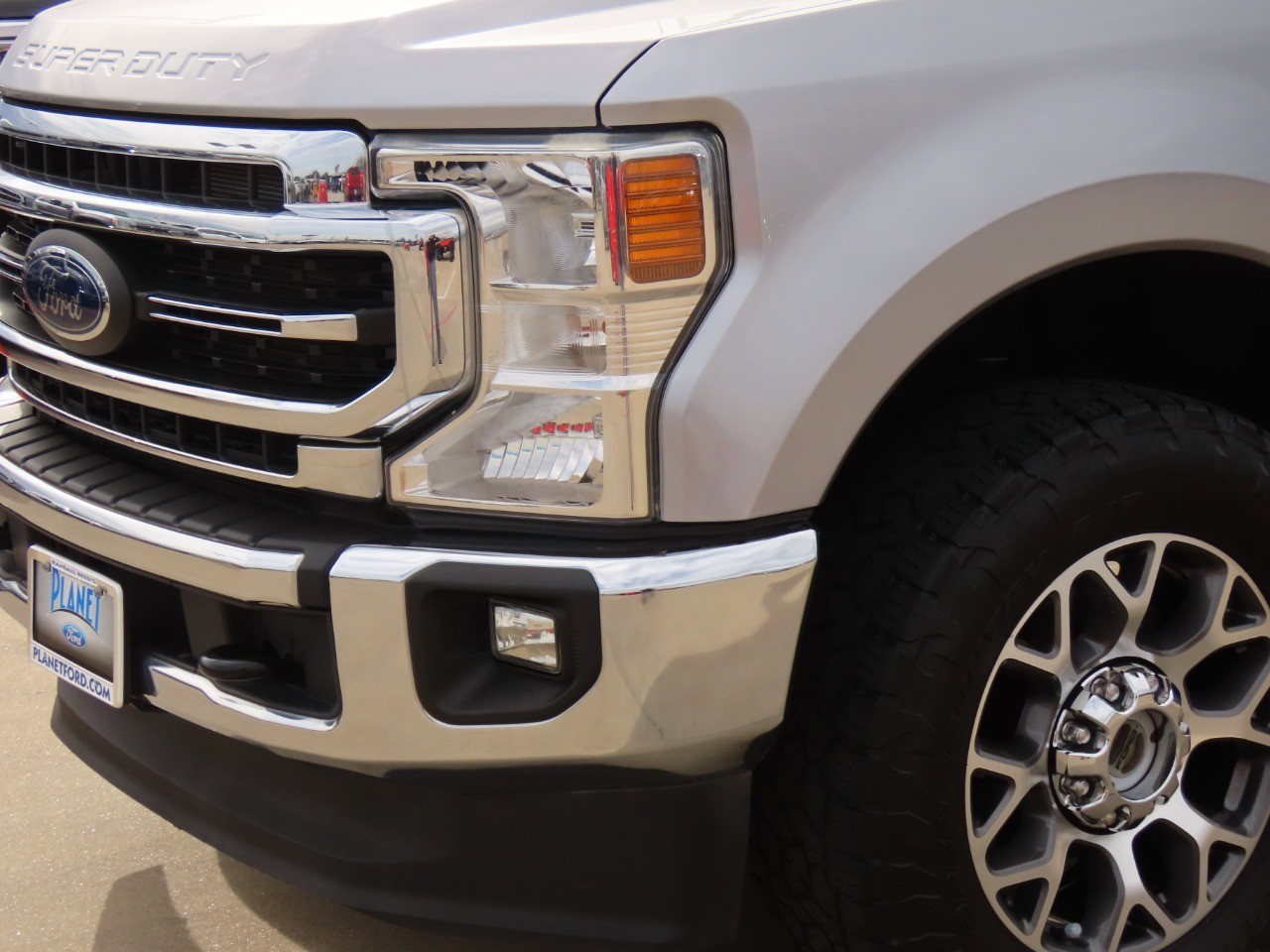 2022 Ford Super Duty F-250 SRW XLT ICONIC SILVER at Planet Ford