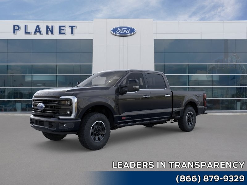 Agate Black Metallic 2026 Ford F-250 Super Duty Platinum Crew Cab 4WD Pickup Truck Four-Wheel Drive Automatic