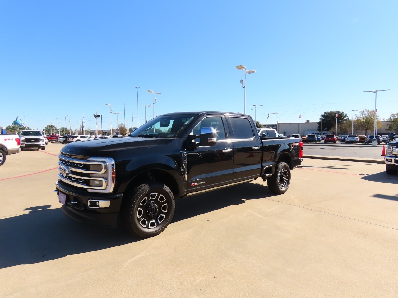 2024 Ford Super Duty F-250 SRW Platinum Agate Black Metallic at Planet Ford