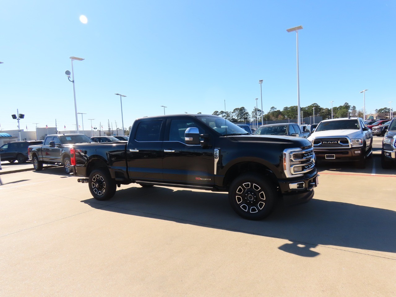 2024 Ford Super Duty F-250 SRW Platinum Agate Black Metallic at Planet Ford