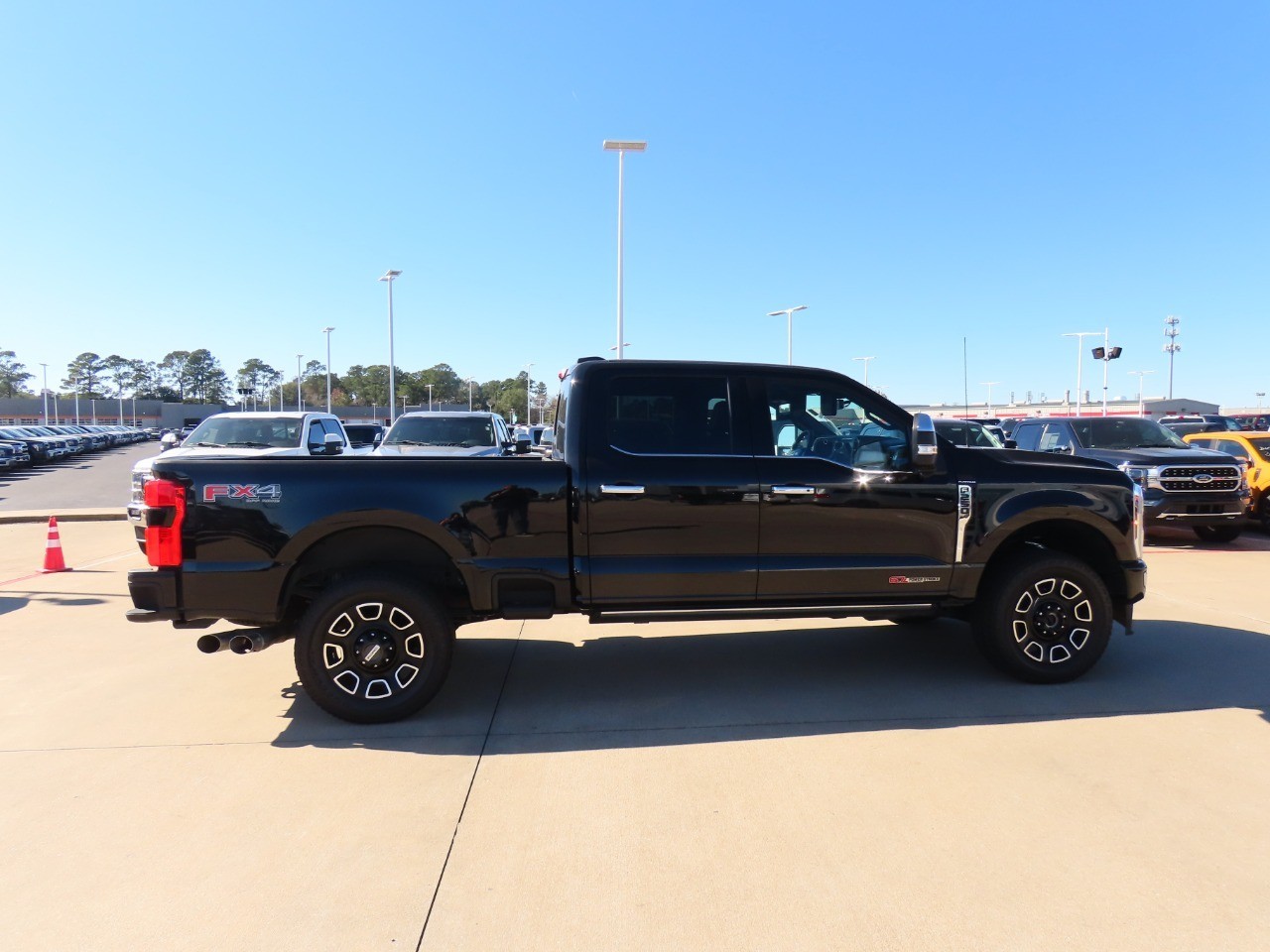 2024 Ford Super Duty F-250 SRW Platinum Agate Black Metallic at Planet Ford