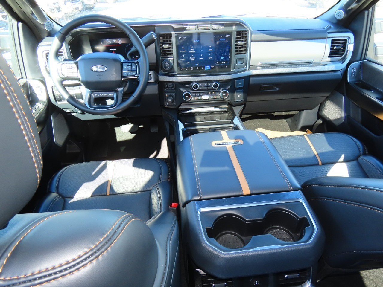 2024 Ford Super Duty F-250 SRW Platinum Agate Black Metallic at Planet Ford