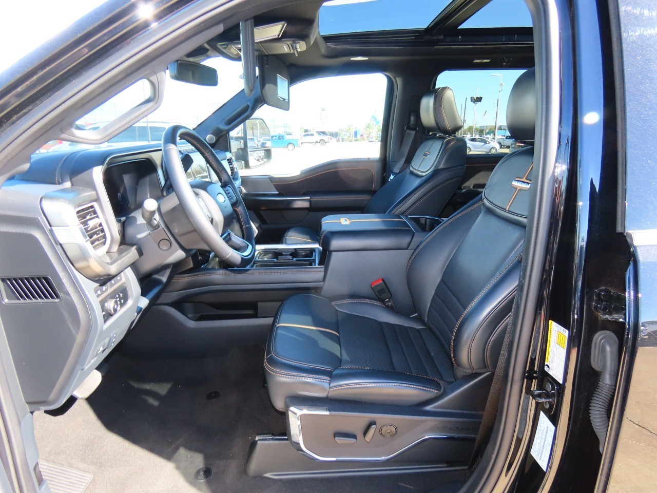 2024 Ford Super Duty F-250 SRW Platinum Agate Black Metallic at Planet Ford